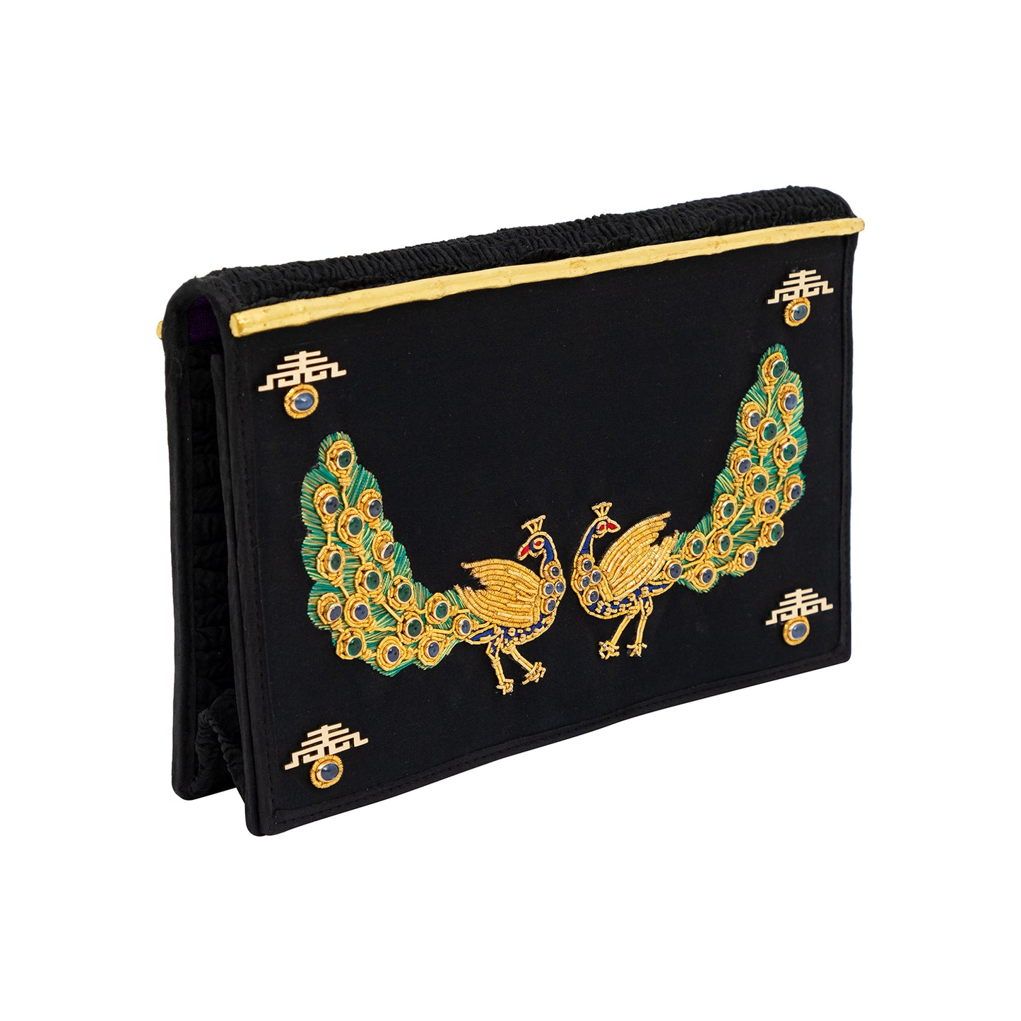 Fanning Peacock Tail Clutch