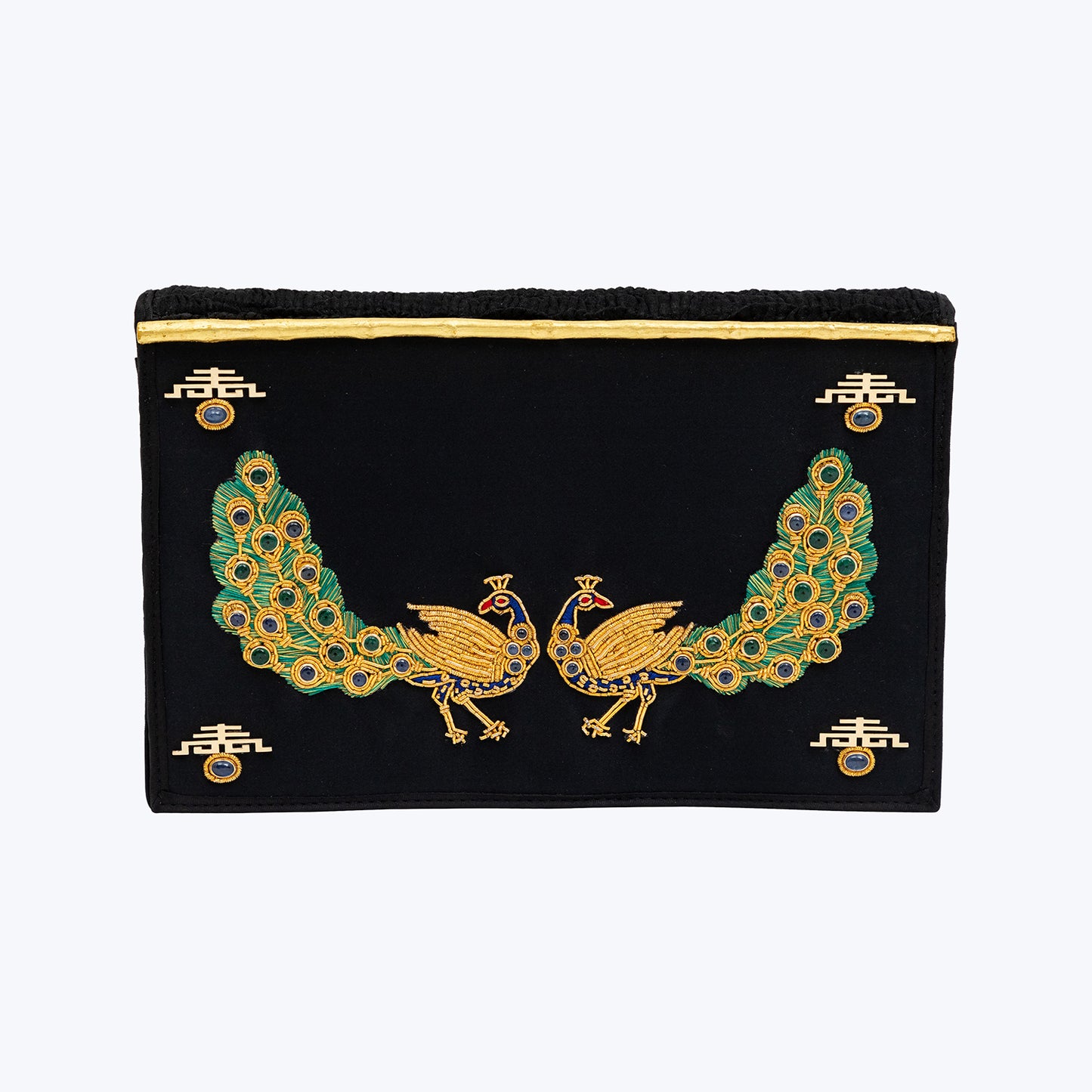 Fanning Peacock Tail Clutch
