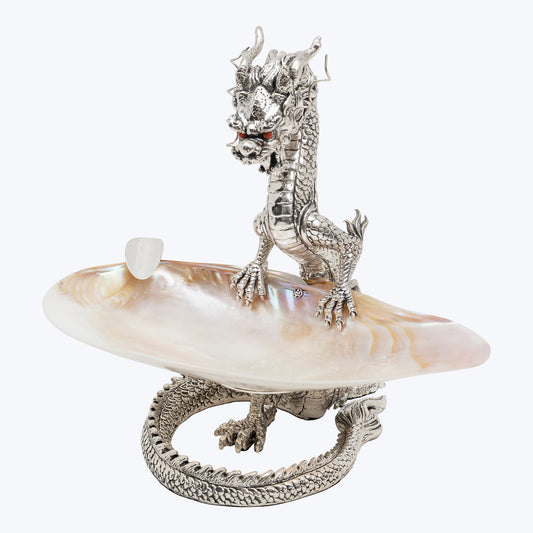 Dragon Ashtray with Shell Plate