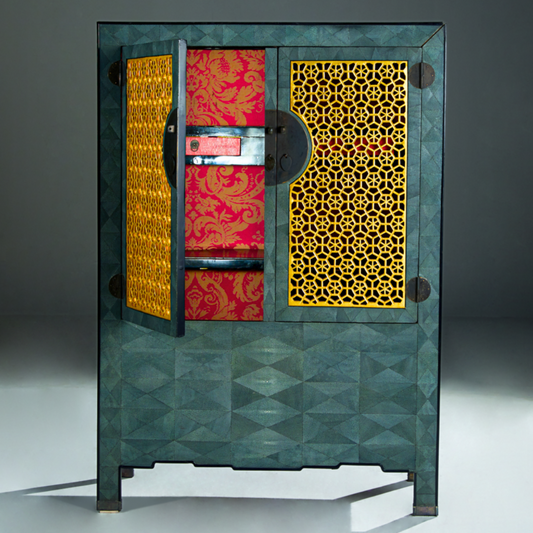 Chinese Galuchat Cabinet