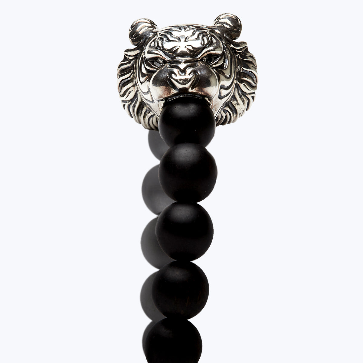 Chinese Zodiac Ebony Bead Bracelet - Year of the Tiger