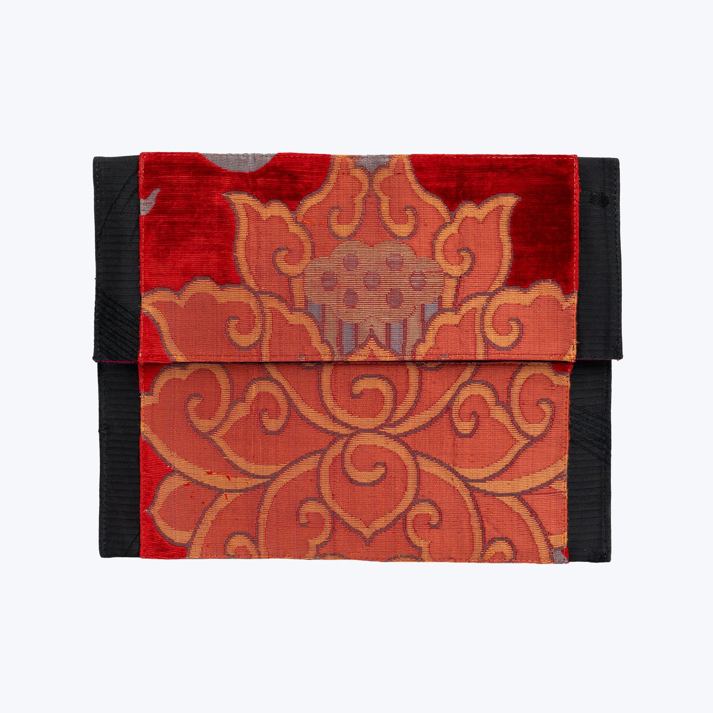 Brocade handbag with Obi textile