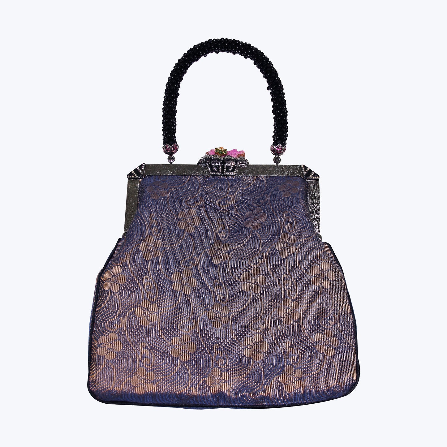 Japanese Handbag with Pink Cobalt Calcite Diamond