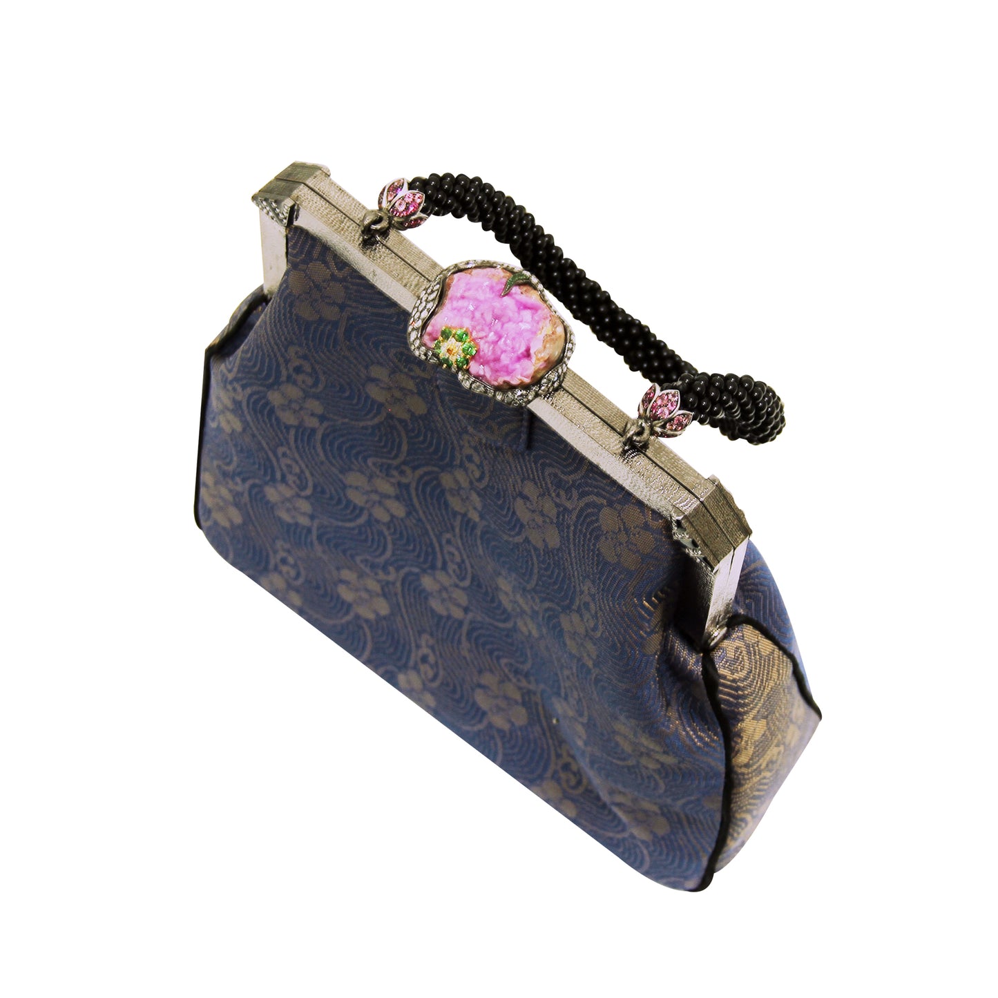 Japanese Handbag with Pink Cobalt Calcite Diamond