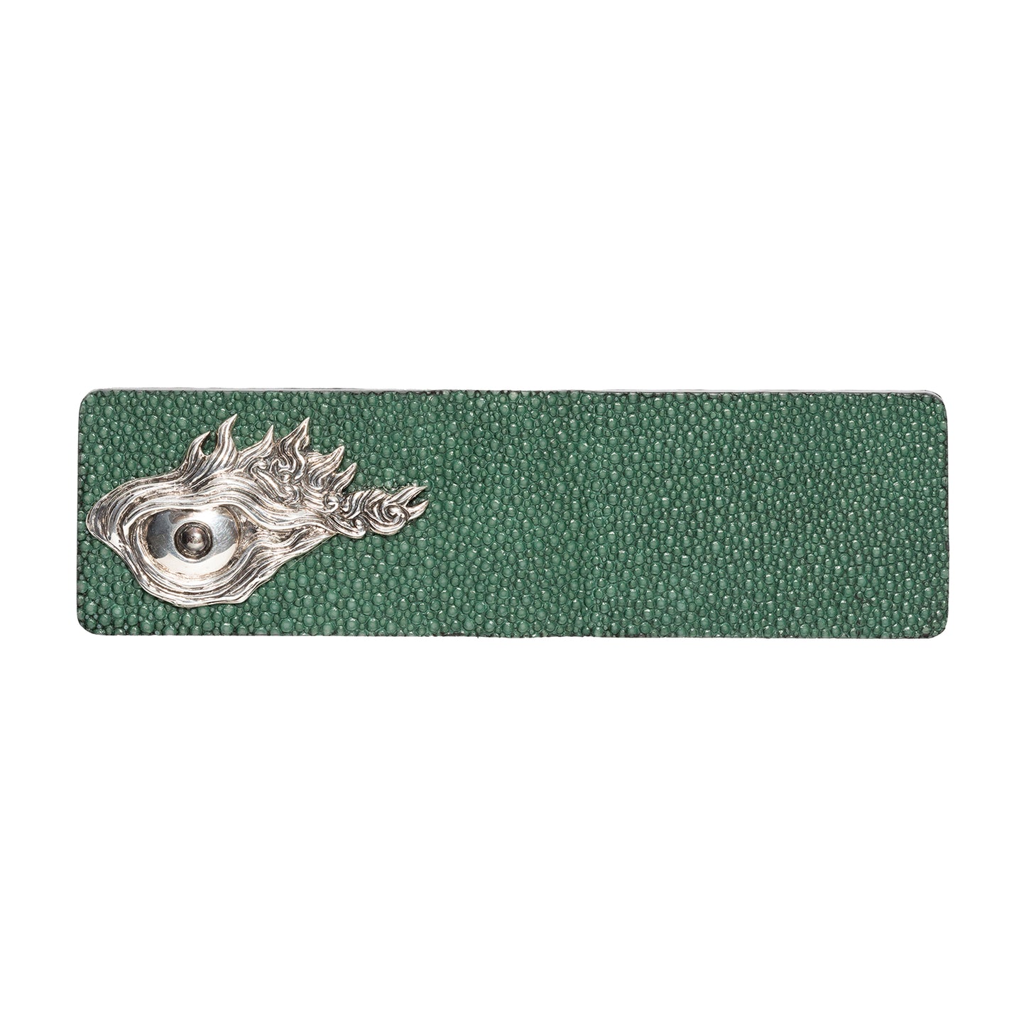Galuchat Leather Money Clip with Dragon Fish Eye