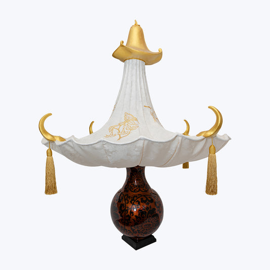 Japanese "Irimoya Zukuri" Lamp
