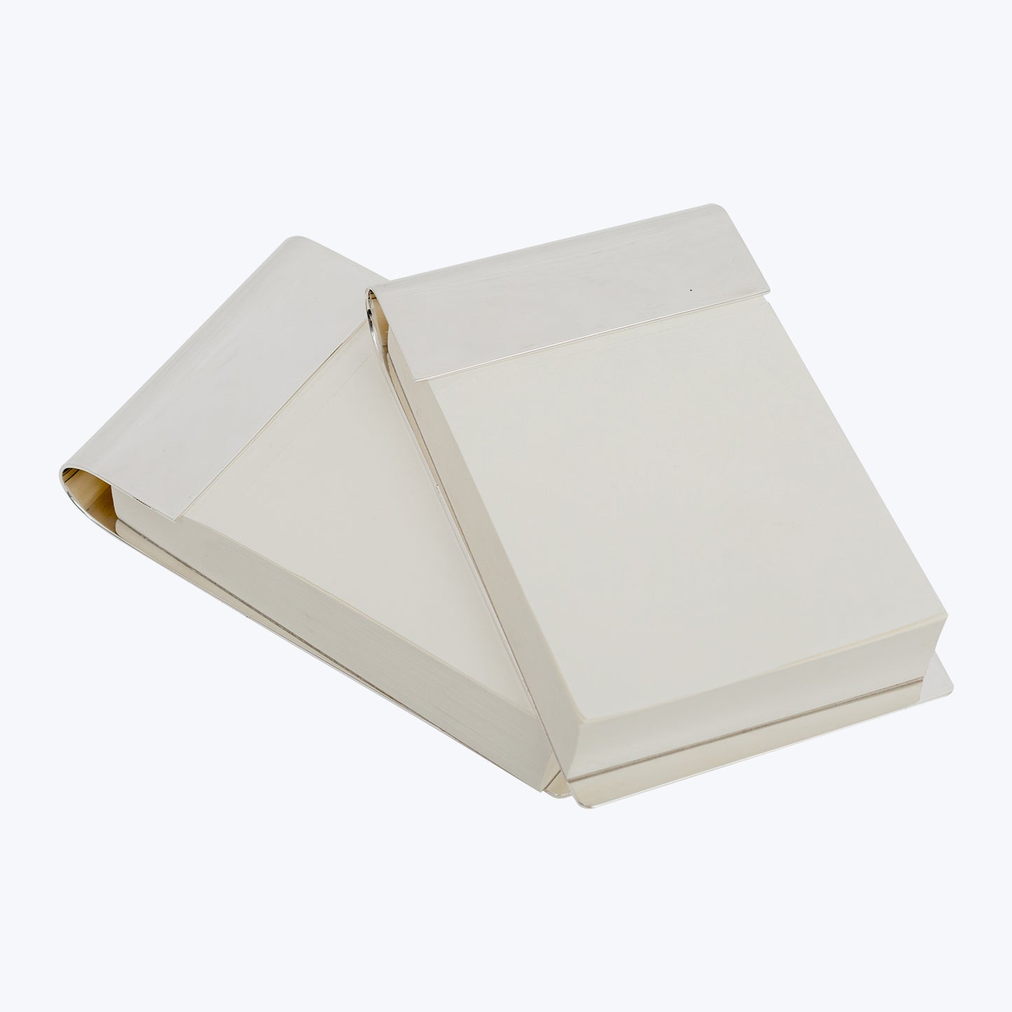 Small Silver Curved Note Pad