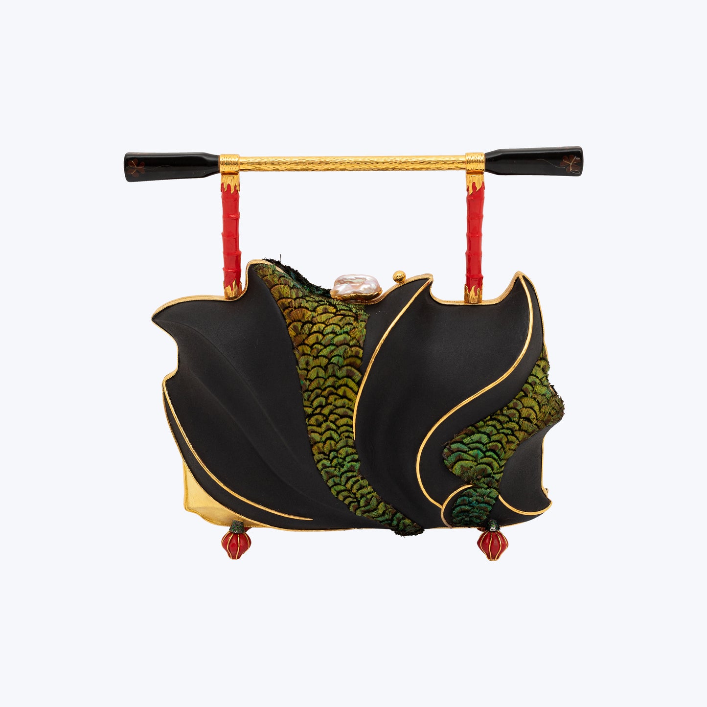 'Beauty in Motion' Peacock  Handbag