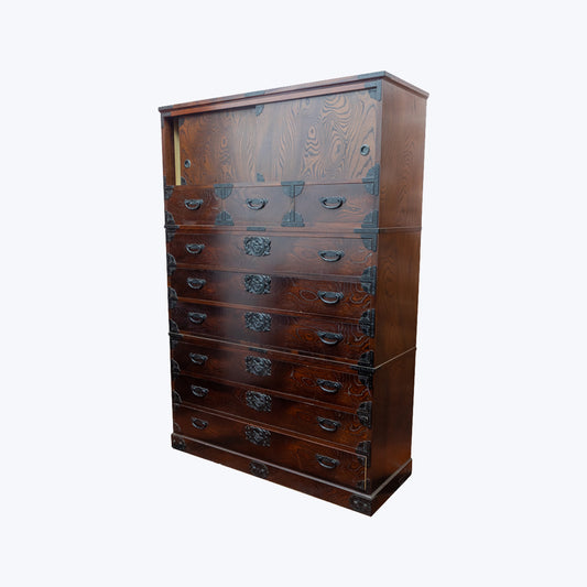 Keyaki Wood Cabinet
