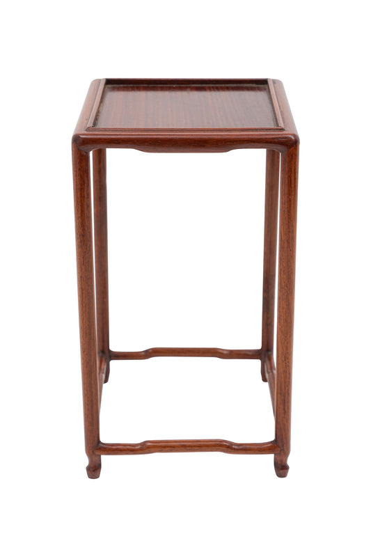 Rose Wood Low Square Table