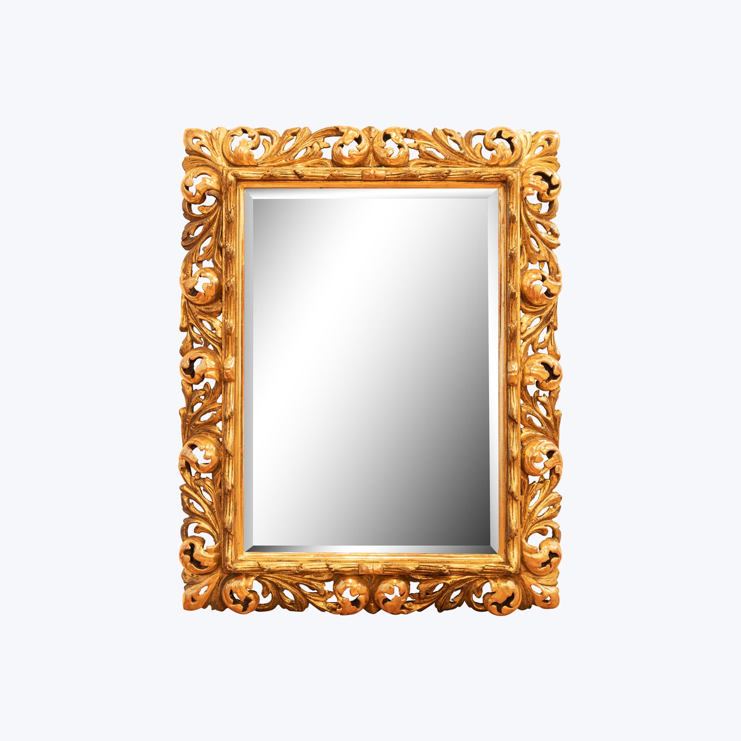 18th Century Victorian Mirror with Gold Leaf Ornate Frames